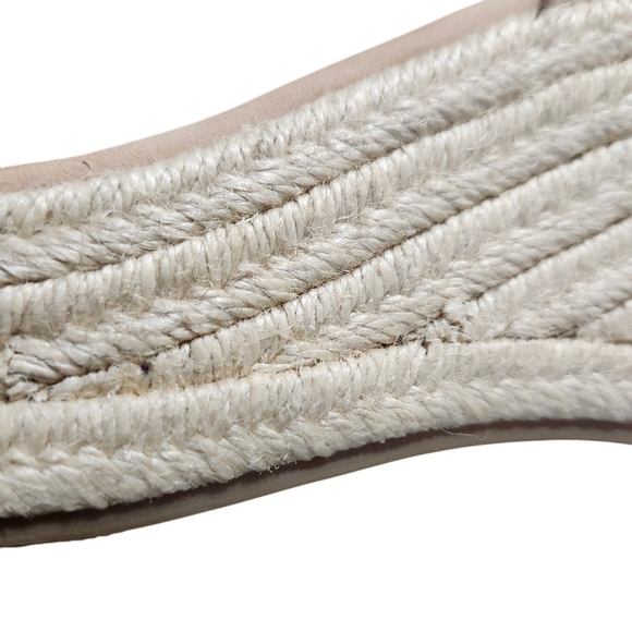 Vicky.Vicky Apricot Espadrille platform wedge sandals ankle strap size 7.5 - Picture 9 of 12